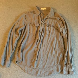 Button up long sleeve cardigan